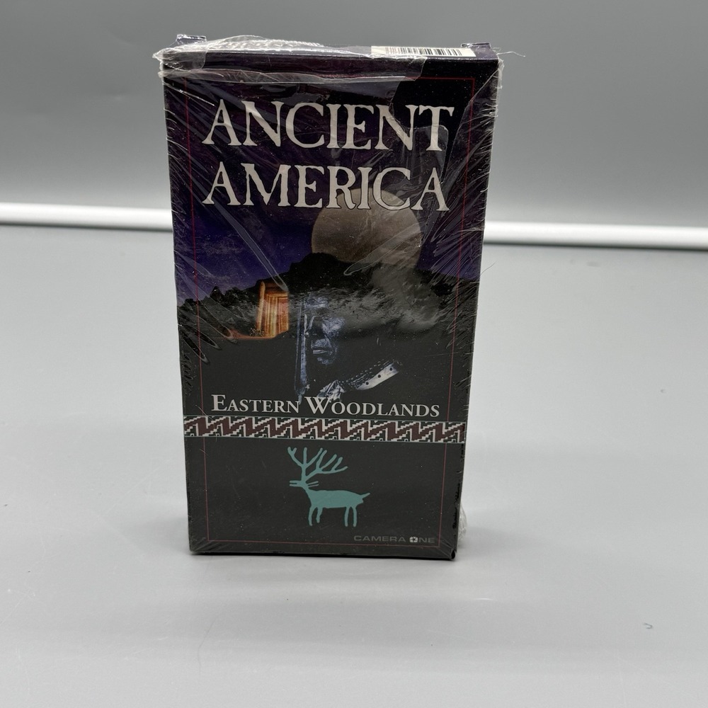 Ancient America Eastern Woodlands VHS Sealed Camera One Native American History